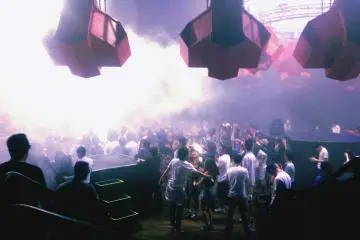 A look at the main dance floor at the beginning of the night. The lasers and smoke effects were spot on!