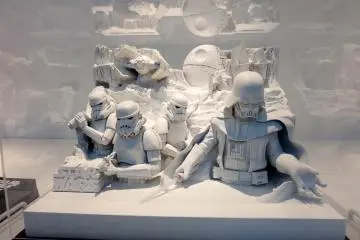 <p>One of the Star Wars themed artworks</p>