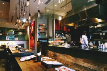 <p>The interior of Salvatore Cuomo</p>