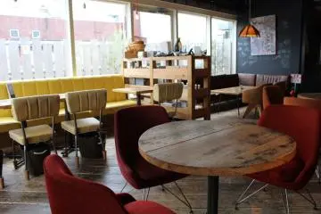 <p>Cafe on the top floor</p>