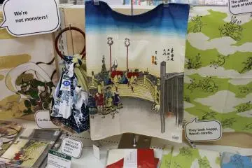 <p>Furoshiki wrapping clothes</p>