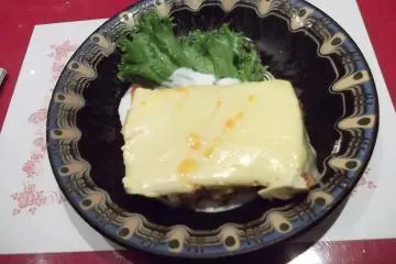 <p>My moussaka</p>