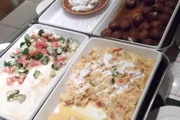 <p>Part of the buffet</p>