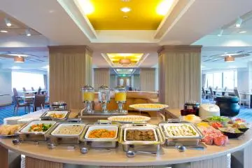 <p>Breakfast selection at the Topaz restaurant</p>