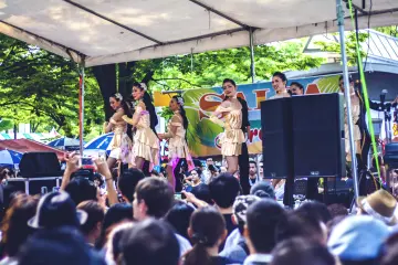 <p>De nombreuses performances ont lieu durant les deux jours du festival</p>