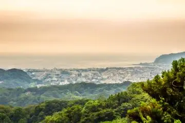 A view of Yuigahama Bay