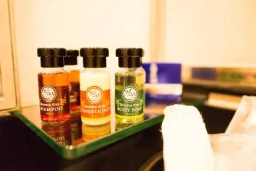 They also had whitening soap for women available in the room. (Photo: Yoshiko Okamoto)