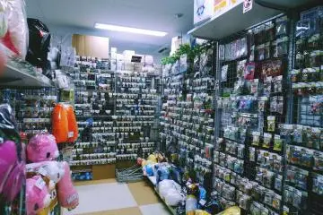 <p>Multiple individual shops are located on the same floor that sell everything from stuffed animals of your favorite characters to key chains and figurines.</p>