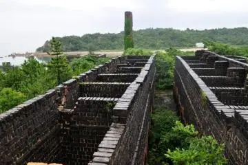 Remains of the copper smelting ovens at the Seirensho