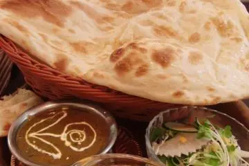 The lunch serving