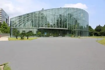 <p>The greenhouse, which is home to many interesting plants and flowers</p>