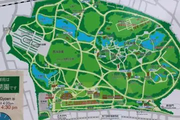 <p>A map showing the magnitude of the park</p>