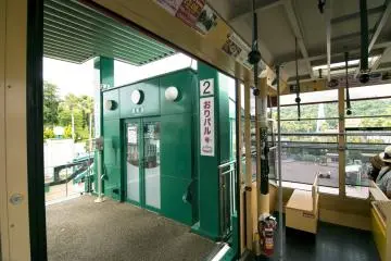 <p>Here we go! The trip starts when u board the cabin on this side of Lake Hamana. It felt sturdy and safe.</p>