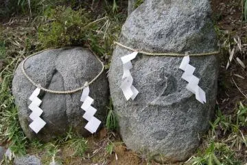 Ubuishi Stone in Shrine