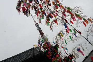 <p>Kuil Zojoji dan Tokyo Tower sebagai background</p>