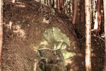 Burial mound on Mt. Ryūō (Photo: Matthew J. Eynon)