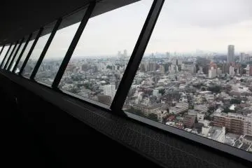 <p>The observation deck provides a near 360 view of Tokyo</p>