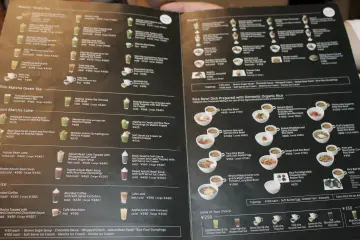 Ada banyak pilihan makanan dan minuman