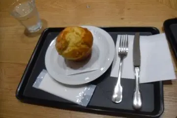 <p>Muffin of the Day - big but a little dry</p>