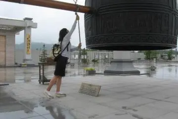 They let me ring the bell!