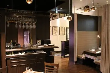 <p>A small bar area</p>