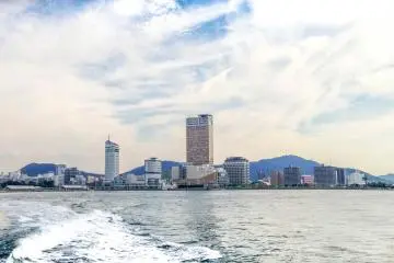 Leaving the big city of Takamatsu behind