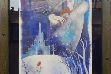 <p>Ever wonder who the original "Queen Elsa" was? This is the original Snow Queen painting exhibited at the entrance of this museum</p>