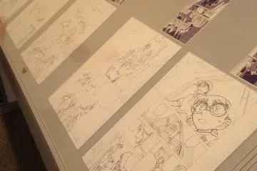 <p>Beberapa sketsa naskah Detektif Conan</p>