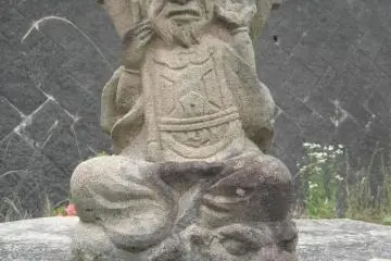 Statues on the path