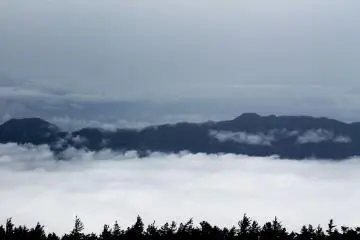 <p>The view from the 5th Station on Fujisan</p>