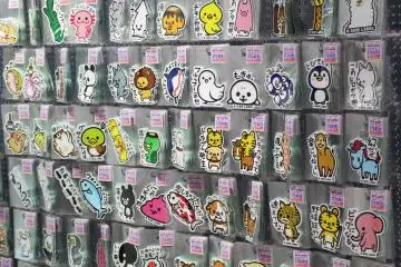 A sticker store in Harajuku - go quickly, it won't be there long!