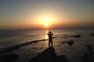 <p>Evening sunset</p>