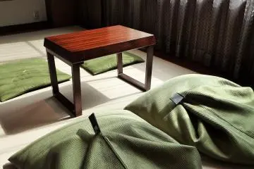 <p>This tatami area was part of the new 'Wa-modern' design.</p>