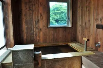 <p>One of the best features of this hotel - rooms with private onsen baths.</p>