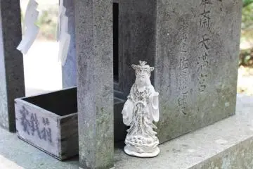 <p>Located beside the main shrine building &nbsp;</p>
