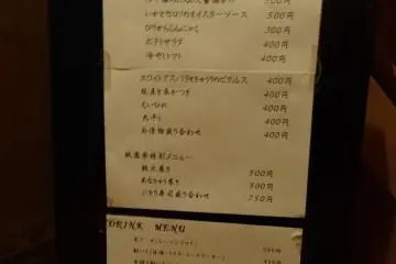 <p>The menu looks something like this.</p>