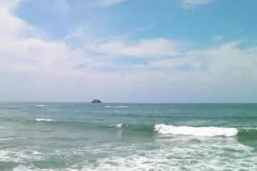 Uninhabited island
