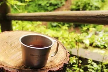<p>A cup of tea after a short trek warmed my little English heart</p>