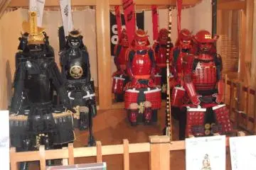 Samurai armor on display, Shiroishi Castle (Photo: Chad Sealey)