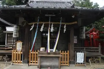 <p>The main area of the Mitake shrine.&nbsp;</p>