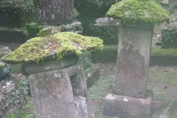 Some of the stones have tilted, perhaps due to earthquakes