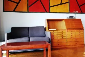 Turn off the complementary Wi-Fi,&nbsp;pull open the wooden writing desk and feel the textural pleasures of reading one of their many compendiums on the island and its museums.