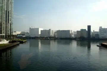 <p>모노레일에서 보이던 도심 풍경</p>