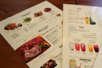 <p>Shots of the menu</p>