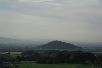 <p>Looking north toward Miminashiyama and Kashihara City</p>