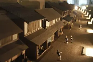 <p>A model of how the city used to look.&nbsp;Shinagawa Historical Museum.</p>