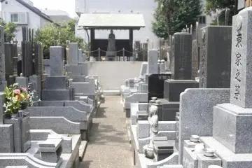 <p>The graveyard located at&nbsp;Naritasanennoji temple</p>