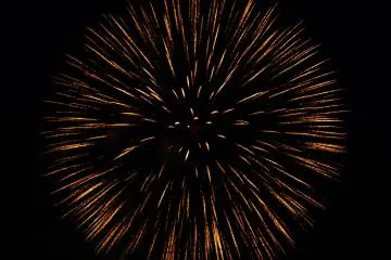 Slow shutter of firework&nbsp;