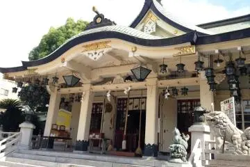 The main shrine in classical style.