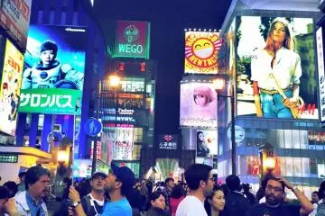 This is Osaka past 3am. This city really doesn't sleep. Make sure to take a step back after your long night out and soak in all the billboard lights. It makes you realize how small your worries really are.&nbsp;